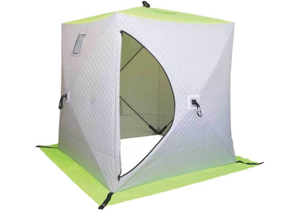 Палатка зимняя Куб утепл. 1,5х1,5 yellow lumi/gray PREMIER (PR-ISCI-150YLG)