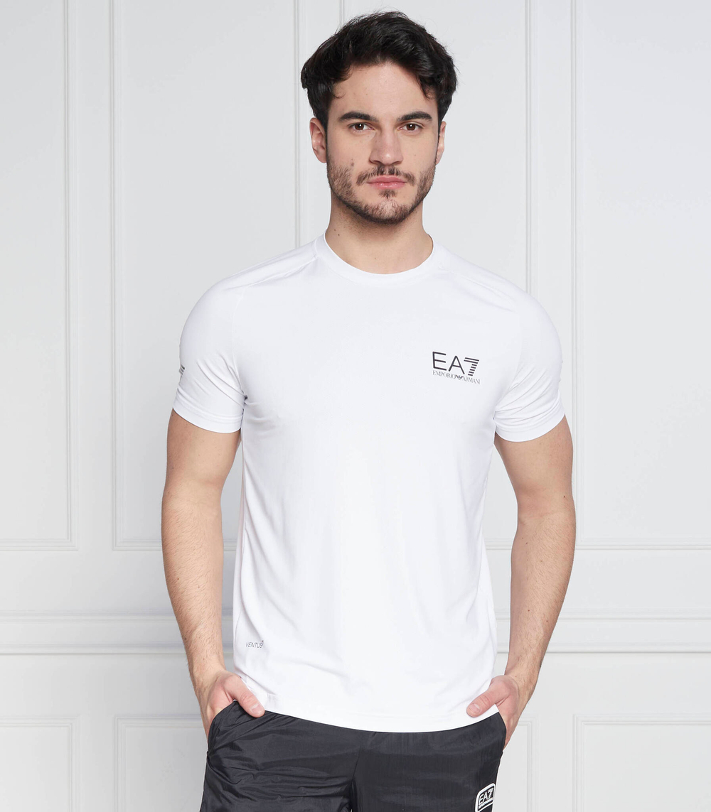 футболка EA7 - белый(8NPT22 PJEMZ)