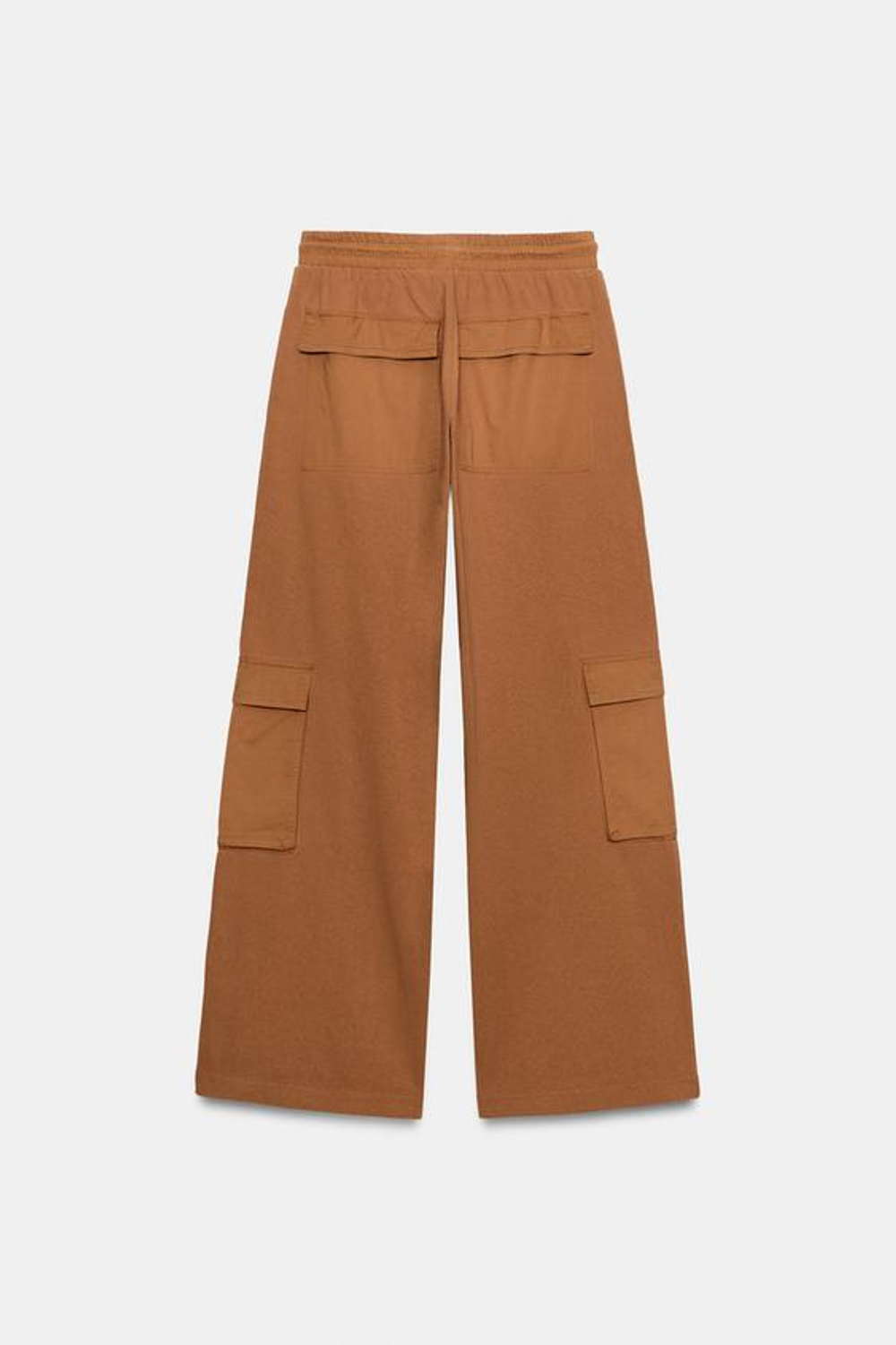 ZARA БРЮКИ КАРГО С ЭФФЕКТОМ ПОТЕРТОСТИ, ЦВЕТ ЖЖЕНОГО АПЕЛЬСИНА