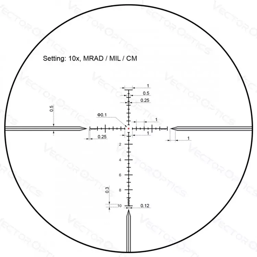 Прицел Vector Optics Taurus 6-24x50 HD SFP (P) (SCOL-46)