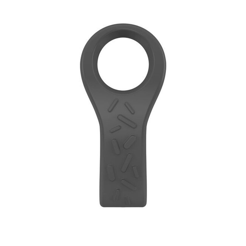 Эрекционное стимулирующее виброкольцо Ovo (8,5 см ,темно-серый) (Цвет: темно-серый)