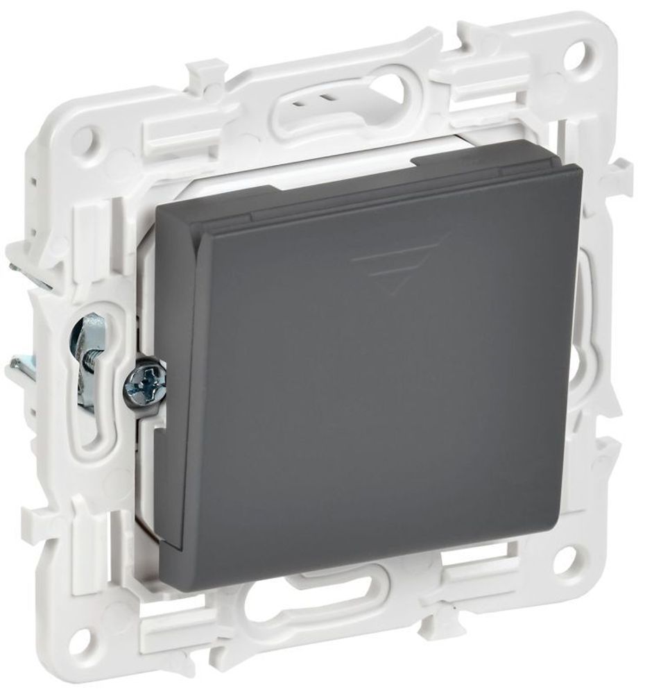 Выключатель карточный SKANDY 30А SK-V15G графит IEK SK-V11-0-10-K53