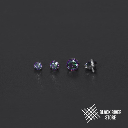Cubic Zirconia Black Black River Store
