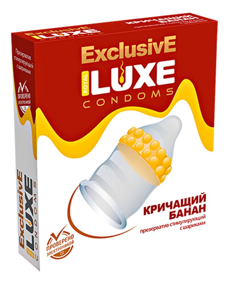 Презерватив Luxe Exclusive Кричащий банан 1 шт.