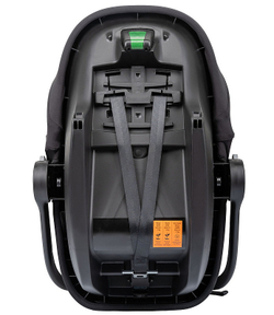 Детская коляска Indigo Mio Eco Plus 14 3 в 1 с автокреслом Avionaut Cosmo 05 черная кожа+шалфей кожа