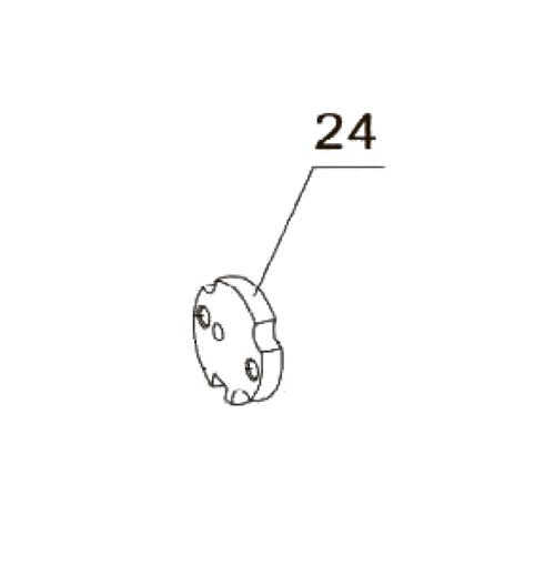 Запчасть №24 для PAG-PC84. Остов затвора