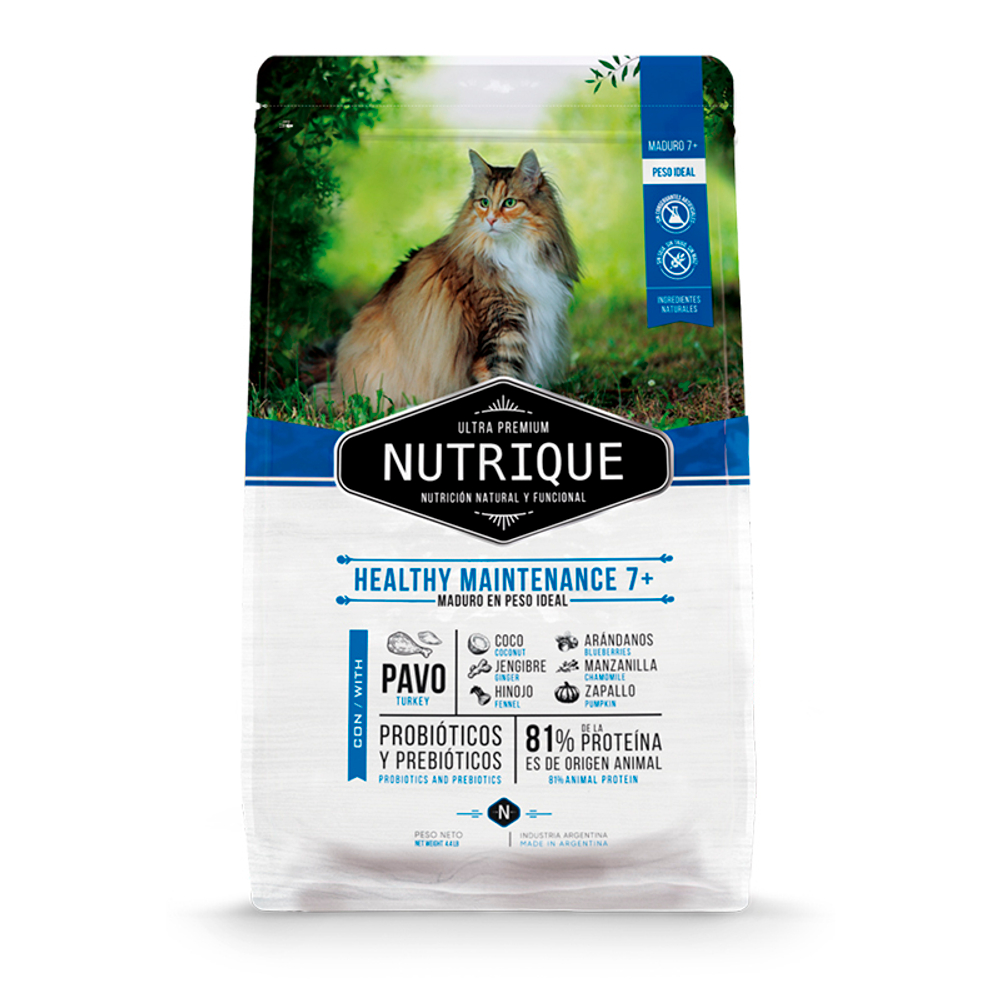 Сухой корм Vitalcan Nutrique Cat Healthy Maintenance с индейкой для кошек 350 г 16.02.2025