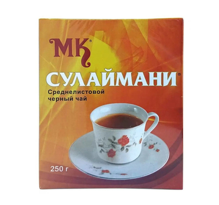 Чай МК Сулаймани индийский среднелистовой 250 г