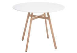 Обеденная группа Номиа 90 white / wood
