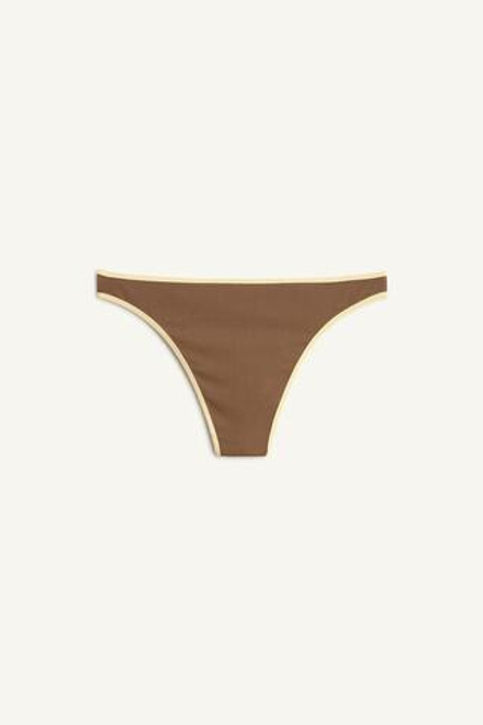 ZARA ПЛАВКИ-БИКИНИ СО СРЕДНЕЙ ТАЛИЕЙ, ХАКИ