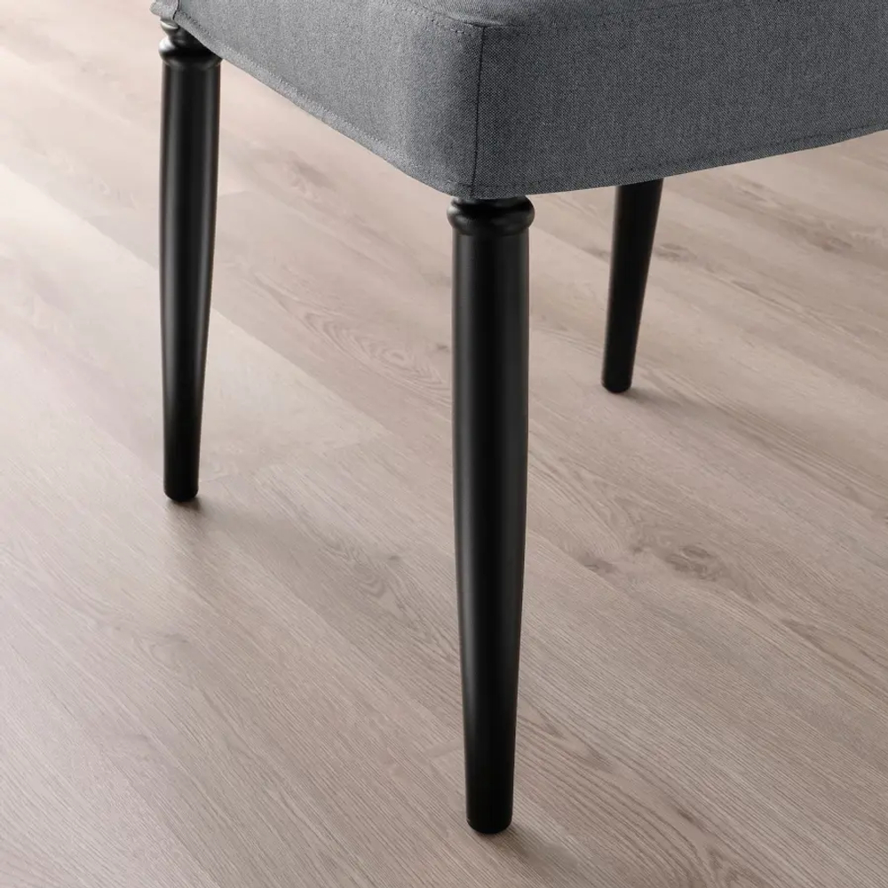 Стул - IKEA DANDERYD, 92х57 см, серый/черный, ДАНДЭРЮД ИКЕА