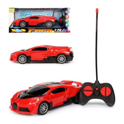 Машина классическая на РУ, красная, коробка 661-2