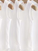 Боди без рукавов для малышей Next 585-931, 7 шт., Белый