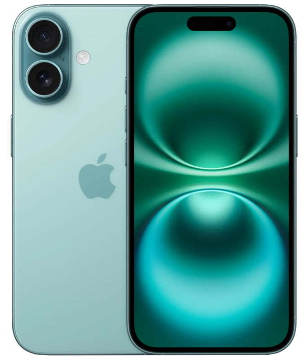 Смартфон Apple iPhone 16 128gb, Teal