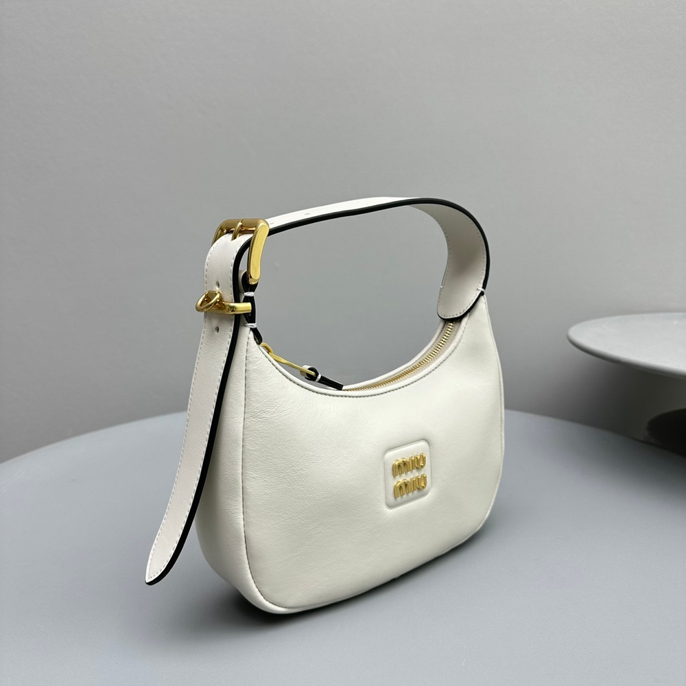Leather Hobo Bag 20 cm