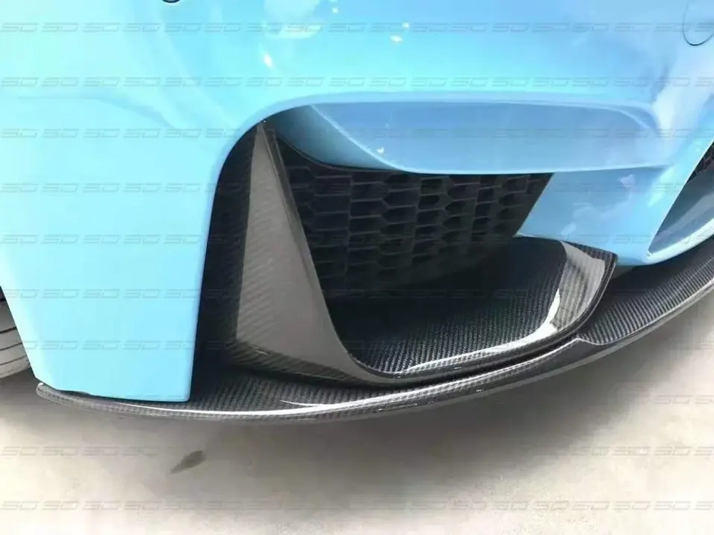 Карбоновая губа переднего бампера для BMW M3 F80 / M4 F82 / F83 БМВ