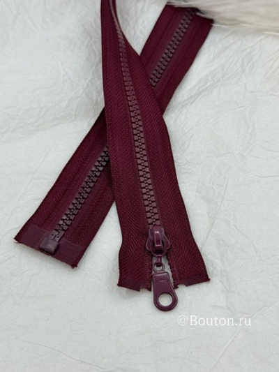 Молния тракторная темно-бордовая