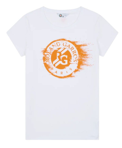 Женская теннисная футболка Roland Garros Stephanie T-Shirt - белый