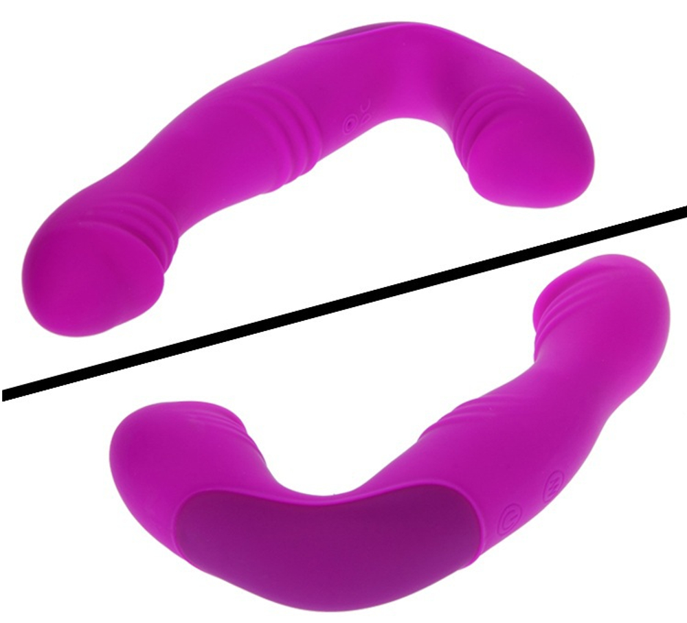 Безремневой перезаряжаемый вибрострапон Angelo - 18,7 см.