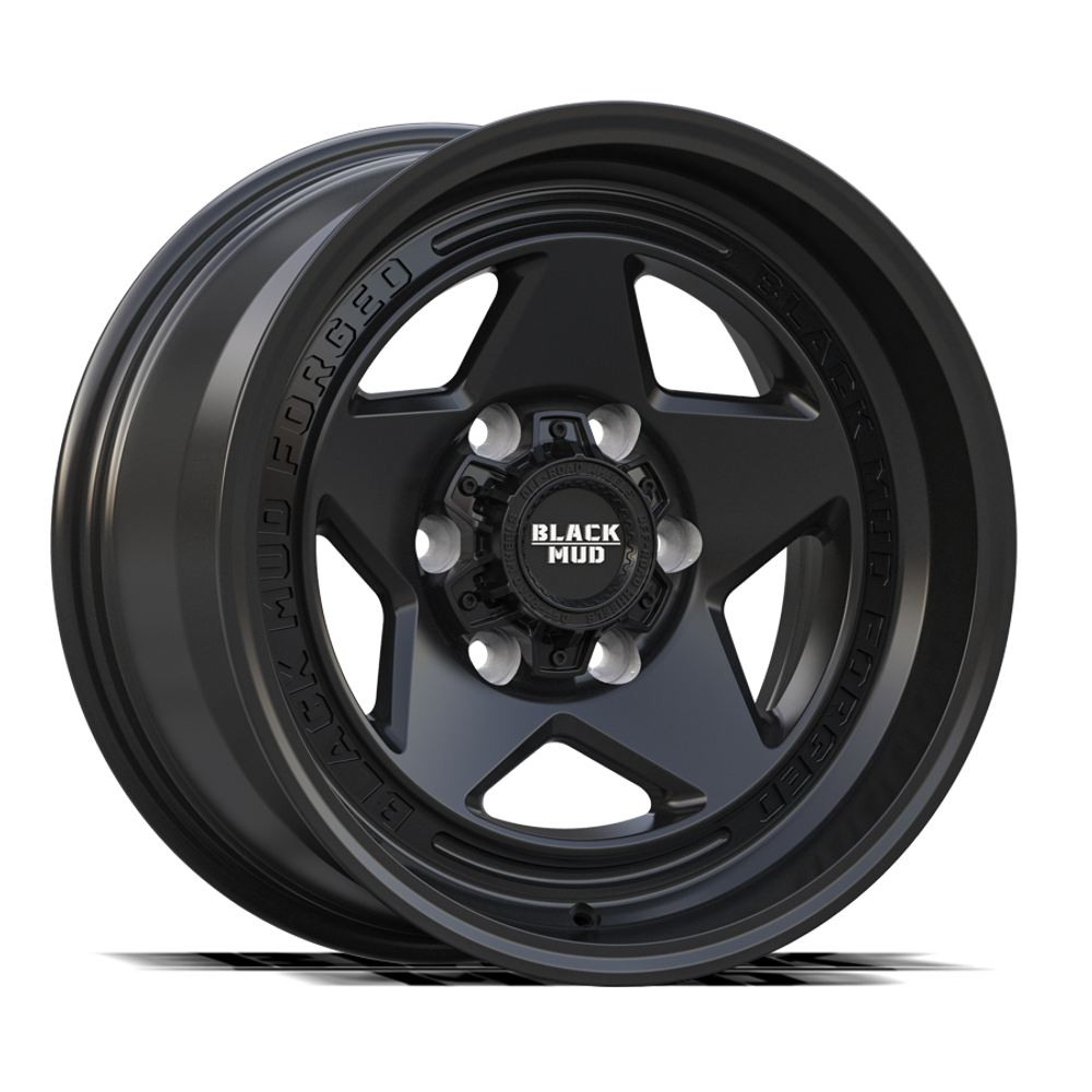Диск колёсный кованый MF550 R18 8,5 Matte black BLACK MUD