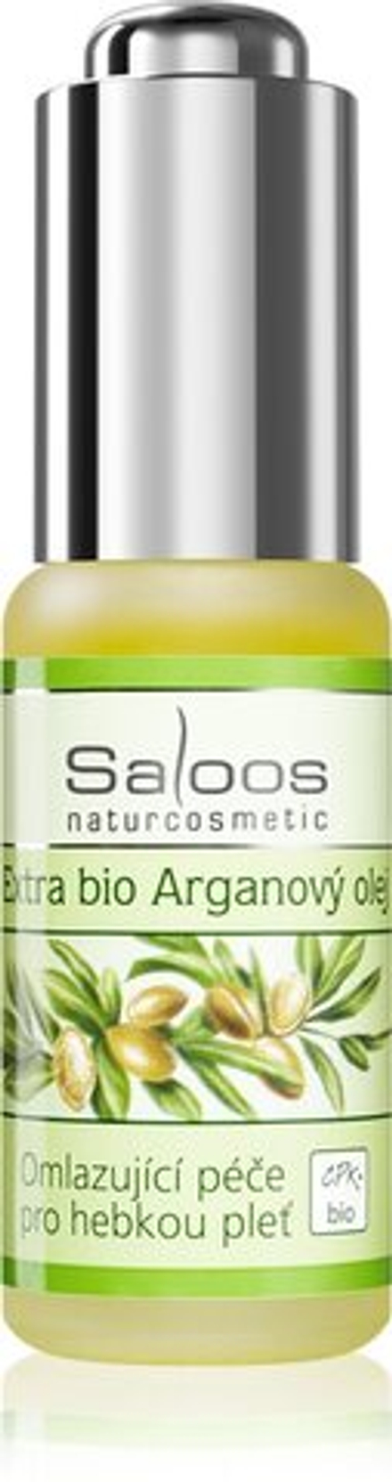 Saloos Cold Pressed Oils Extra Bio Argan - био аргановое масло с омолаживающим эффектом /   20  ml  / GTIN 8594031324805