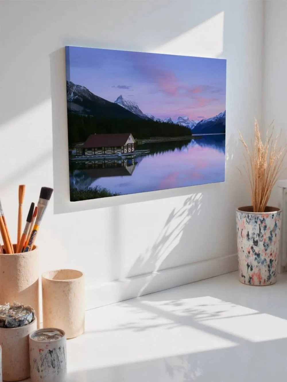 Картина на стену 40 X 50 Горное озеро