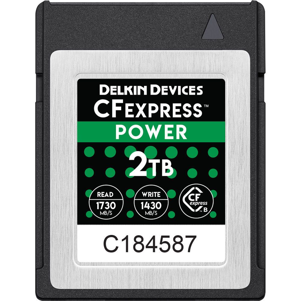 Delkin Devices 2ТБ CFexpress POWER Карта памяти