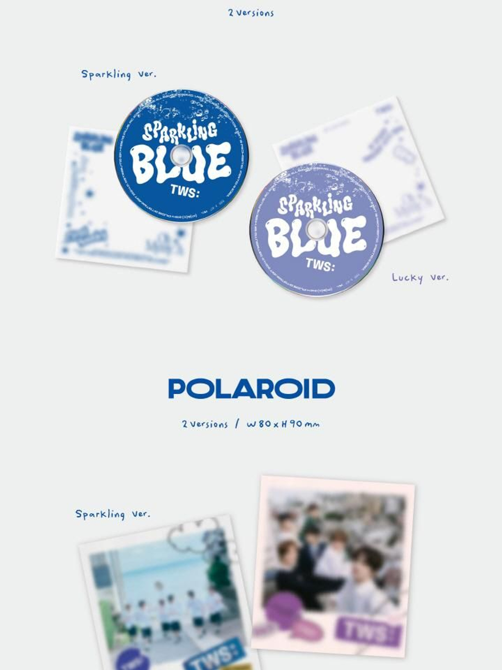 Альбом TWS - SPARKLING BLUE 1st Mini Album RANDOM Version