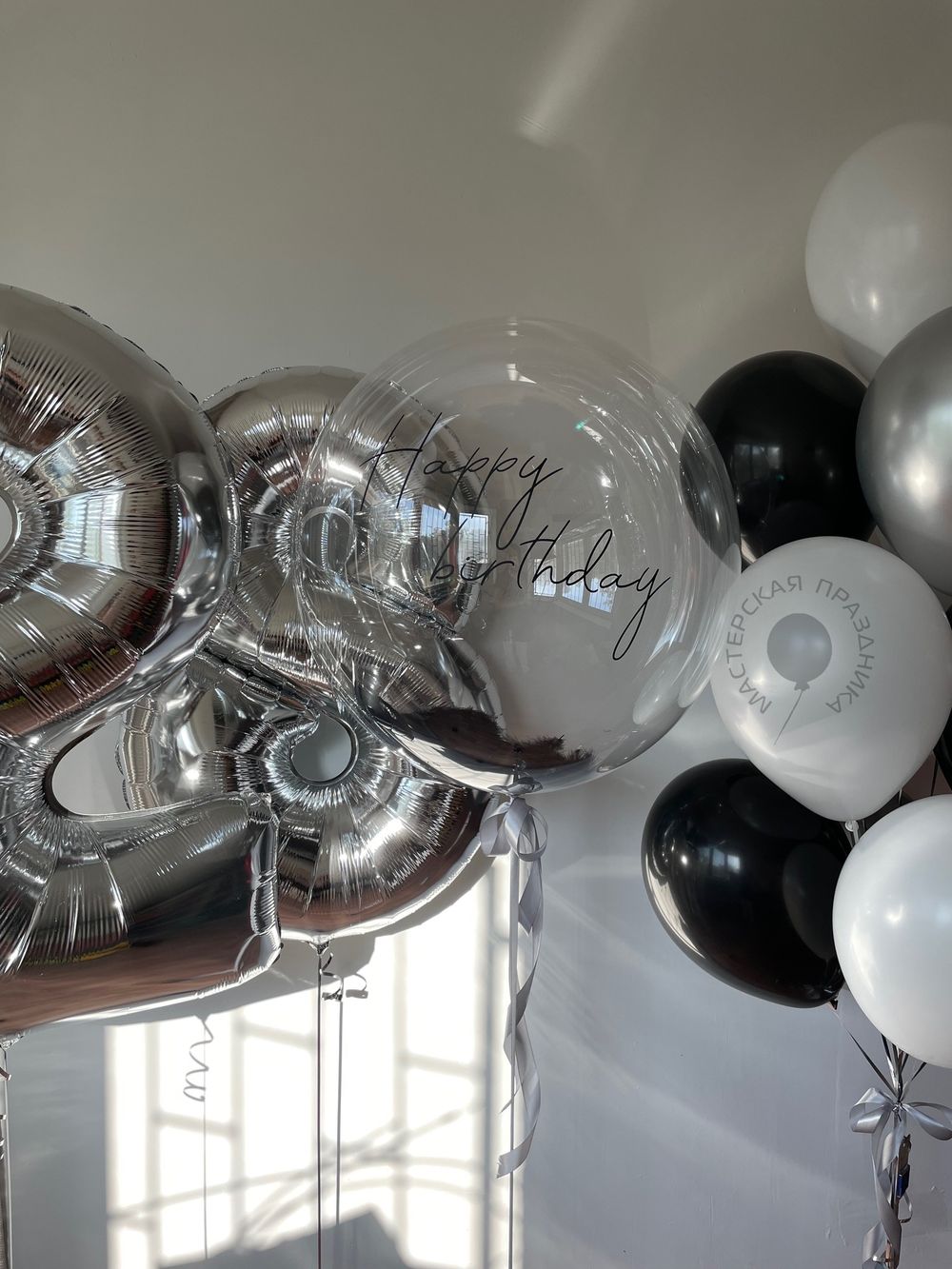 Воздушные шары для него с цифрами №8518  Изображение2