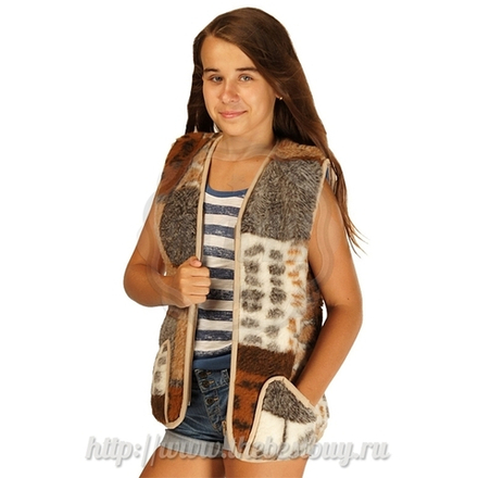 Детский жилет Фигурный (LanaLux)  -  (мод. 1304)