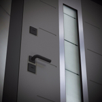 Дверь с терморазрывом входная Лабиринт TUNDRA PLUS Белый софт