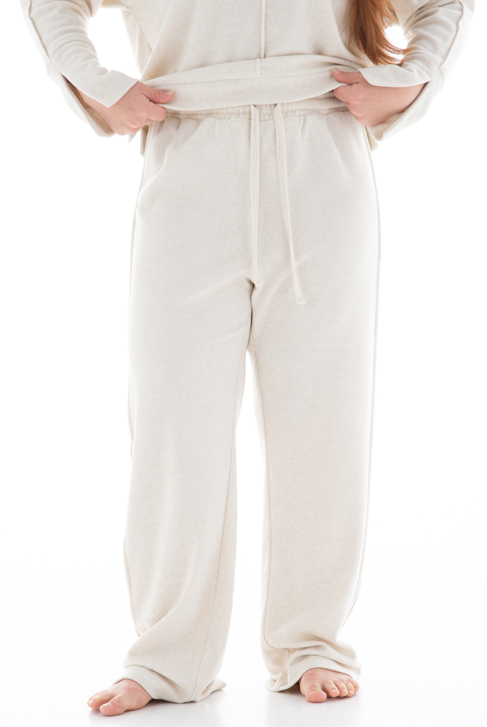 Брюки женские 4698А, молочный #503Мол024698А