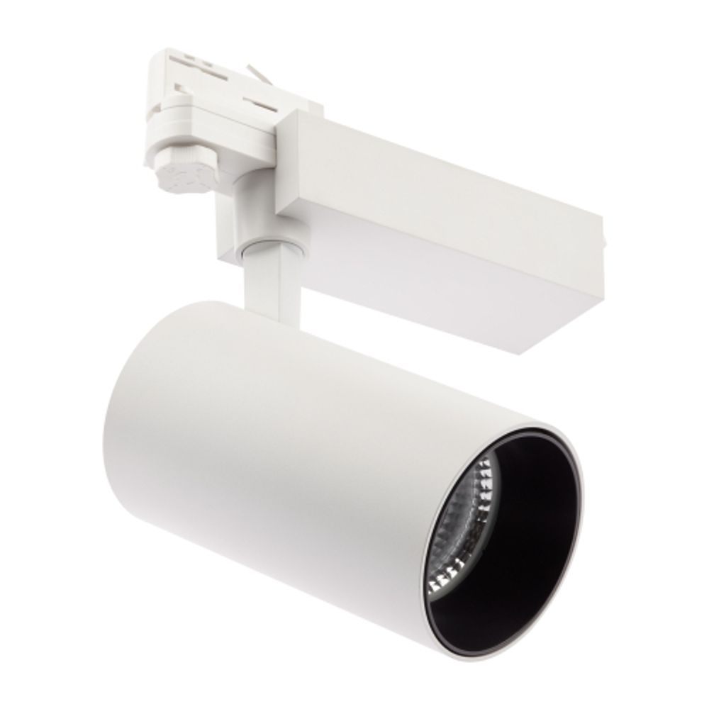 Трековый светильник трехфазный ЭРА SТR-30-36-40K-W40 узкий луч 4000K белый | Трехфазные трековые светильники