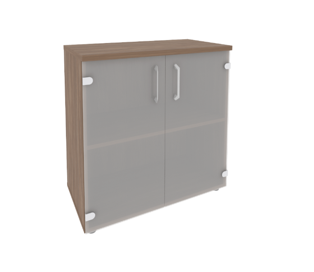 Шкаф низкий широкий со стеклом Onix