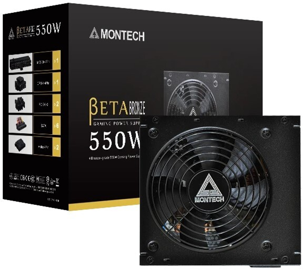 Блок питания ATX Montech BETA550