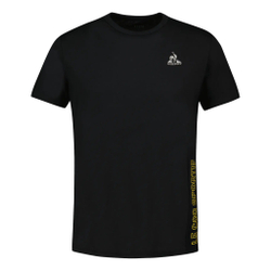 Мужское теннисное поло Le Coq Sportif Tech N°1 T-Shirt Men - Black