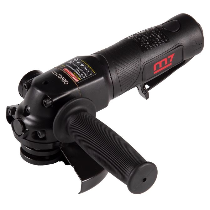 MIGHTY SEVEN (QB-7215M) Пневматическая угловая шлифовальная машина (УШМ) 125 мм, 11000 об/мин, с рычажным выключателем