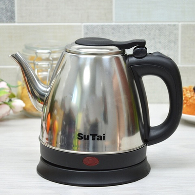 Чайник электрический 1,2л, пластик нерж, ST-288