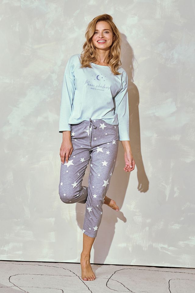 Пижама с прямыми брючками 25W Brigitte