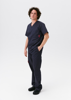 Топ медицинский унисекс Red Base, ртуть хлопок