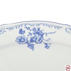 Блюдо овальное Bernadotte Синие розы 36 см
