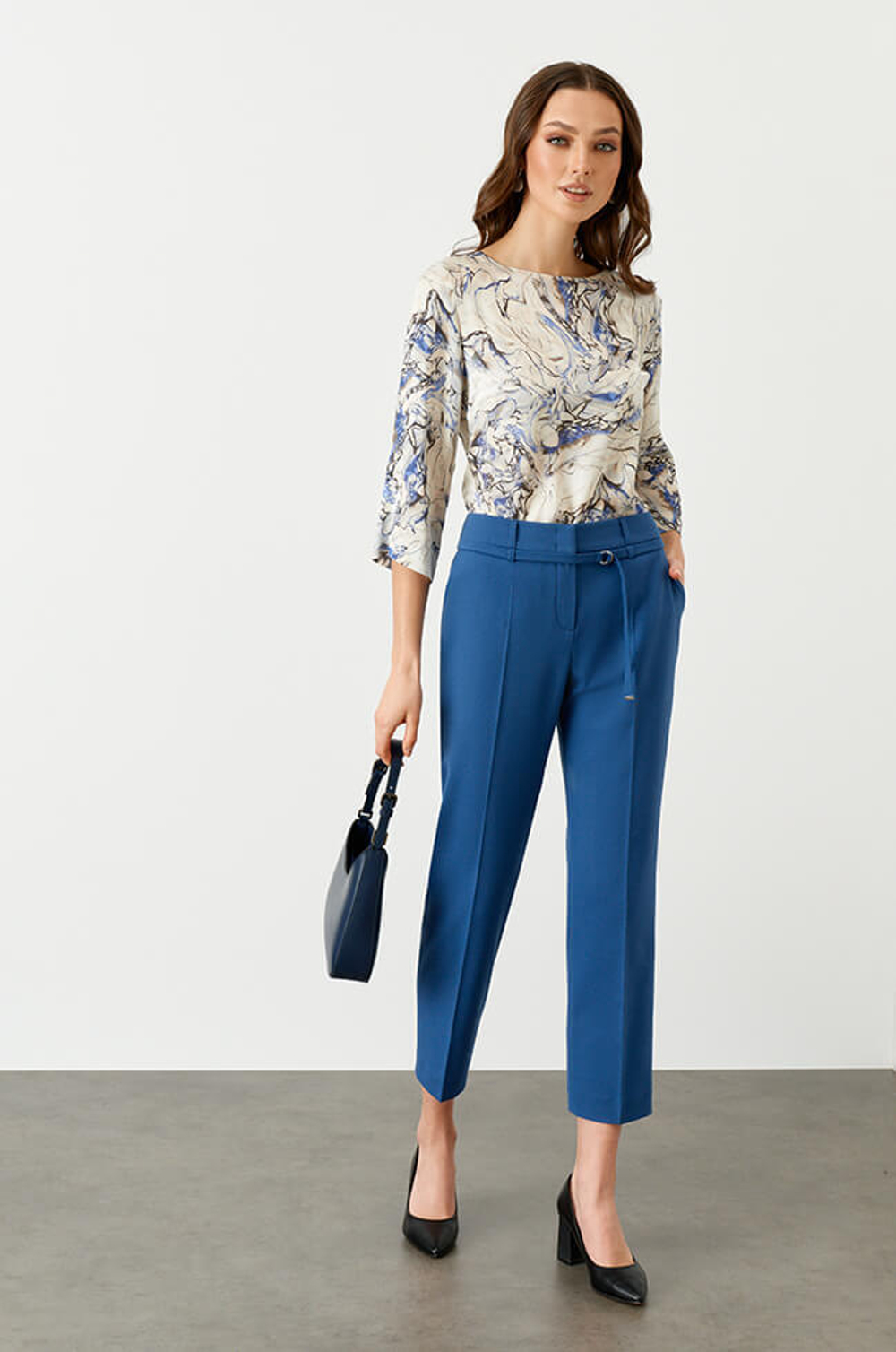 3941 Брюки женские (синий)