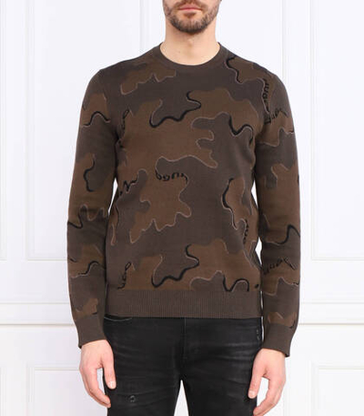 свитер scubo HUGO - зеленый(50474821)