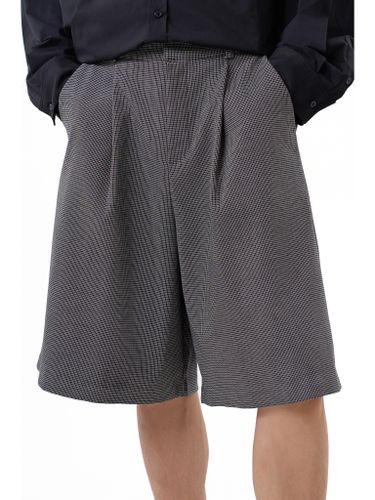 Серые классические шорты-бермуды Votus в клетку