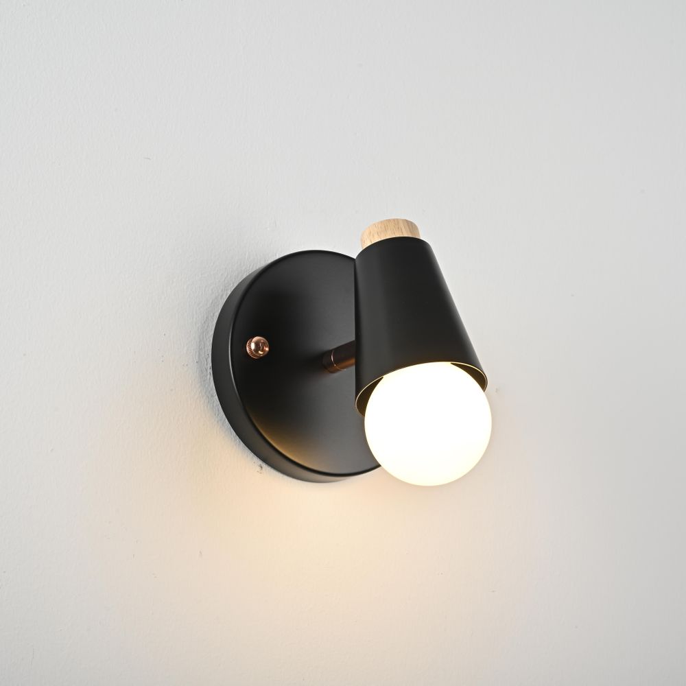 Настенный Светильник Rotary Wall Черный By Imperiumloft