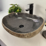 Раковина из речного камня RS-65157 53*45*15 0862