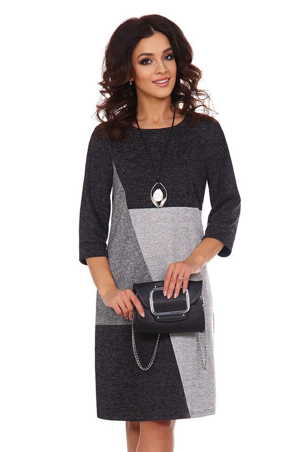 Платье Элоиза (46-56) Serenada серый (Акция)