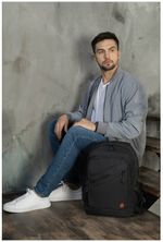 Рюкзак GERMANIUM "S-09" универсальный, с отделением для ноутбука, уплотненная спинка, черный, 44х30х14 см, 226956