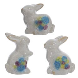 GAEM Фигурка декоративная "Заяц", набор из 3-х шт., L7 W5 H10 см