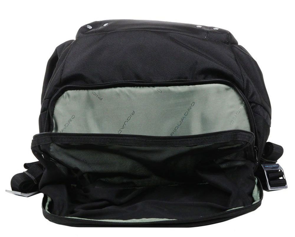 Рюкзак Piquadro Link черный кожа и ткань (CA2961LK/N)